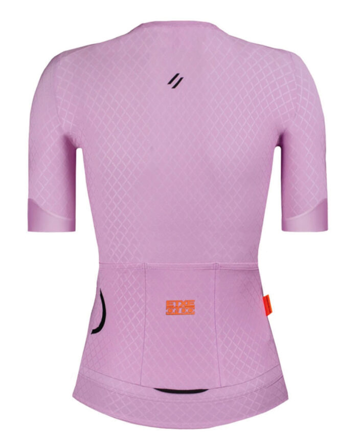 ETXEONDO Maillot Manga Corta Mujer Mira rosa orquídea - Imagen 2