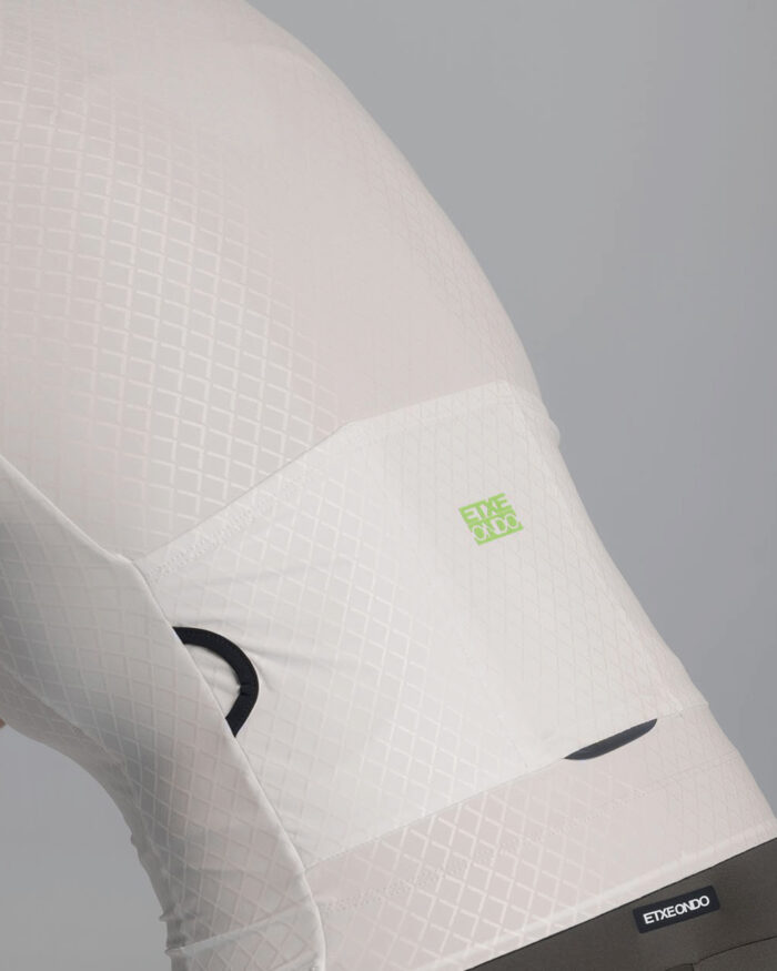 ETXEONDO Maillot Manga Corta Hombre Mira blanco roto - Imagen 4