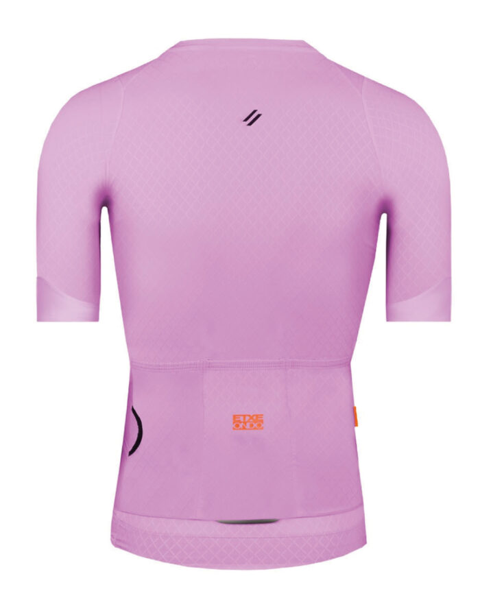 ETXEONDO Maillot Manga Corta Hombre Mira rosa orquidea - Imagen 2