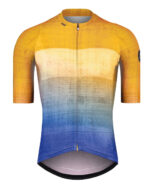 ETXEONDO Maillot Manga Corta Hombre Alai mostaza / azul