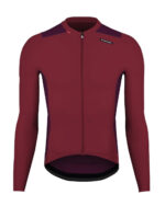 ETXEONDO Maillot Manga Larga Hombre Alde granate / vino