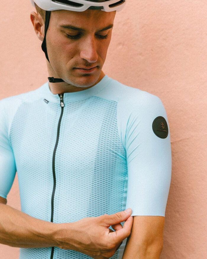 ETXEONDO Maillot Manga Corta Hombre Gara turquesa - Imagen 3