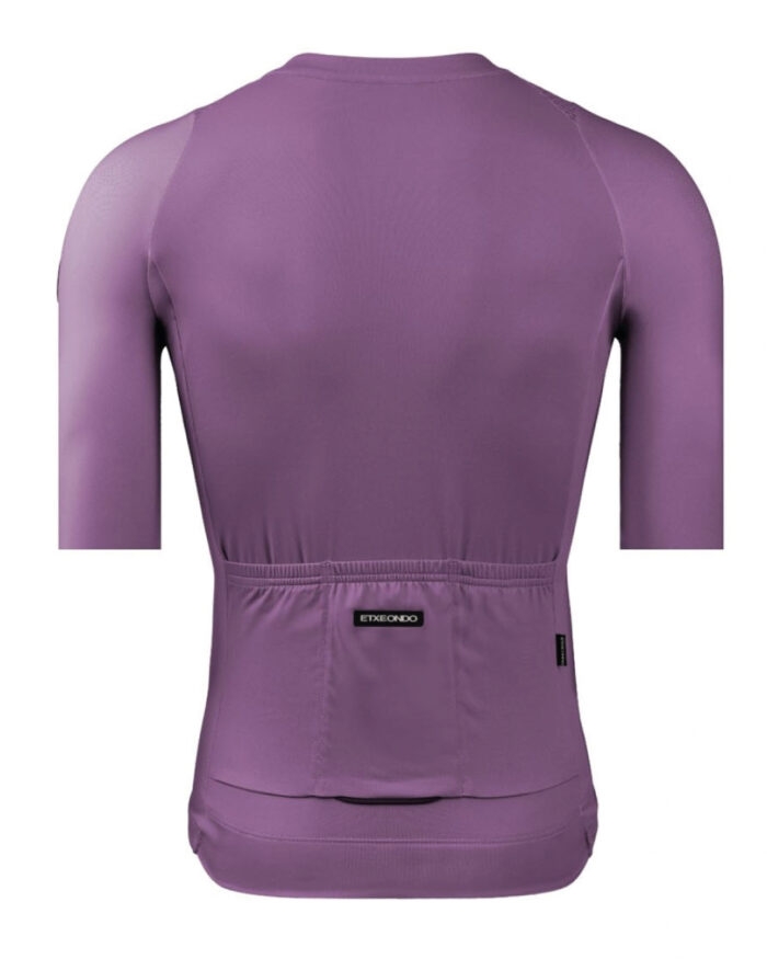 ETXEONDO Maillot Manga Corta Hombre Gara berenjena - Imagen 2