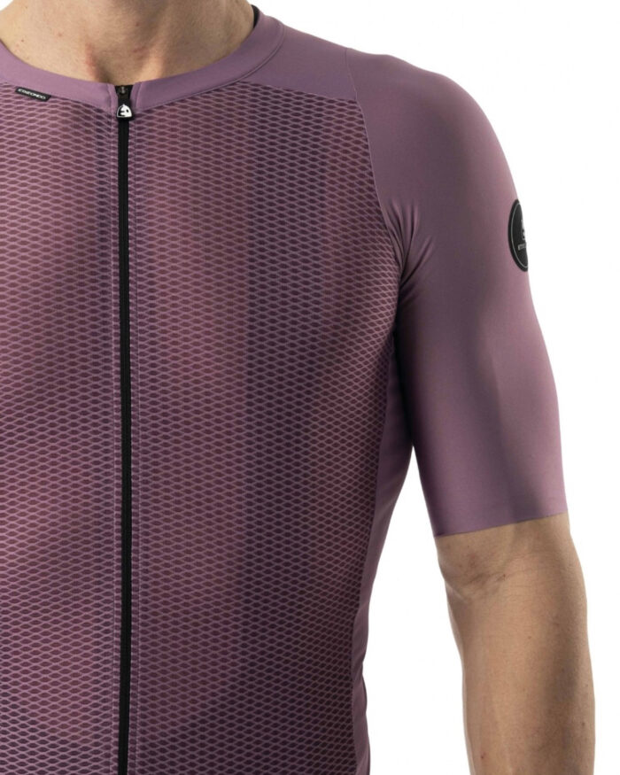 ETXEONDO Maillot Manga Corta Hombre Gara berenjena - Imagen 3