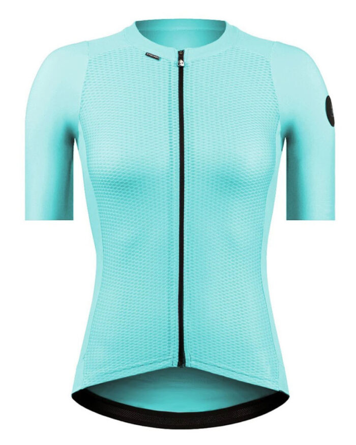 ETXEONDO Maillot Manga Corta Mujer Gara turquesa - Imagen 1