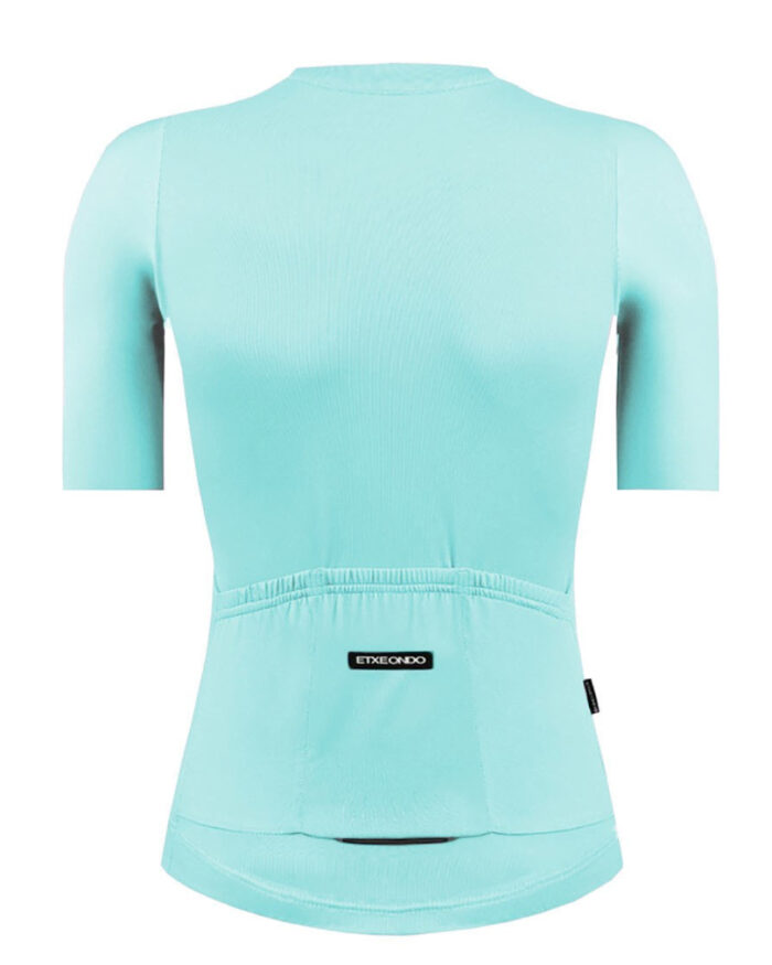 ETXEONDO Maillot Manga Corta Mujer Gara turquesa - Imagen 2