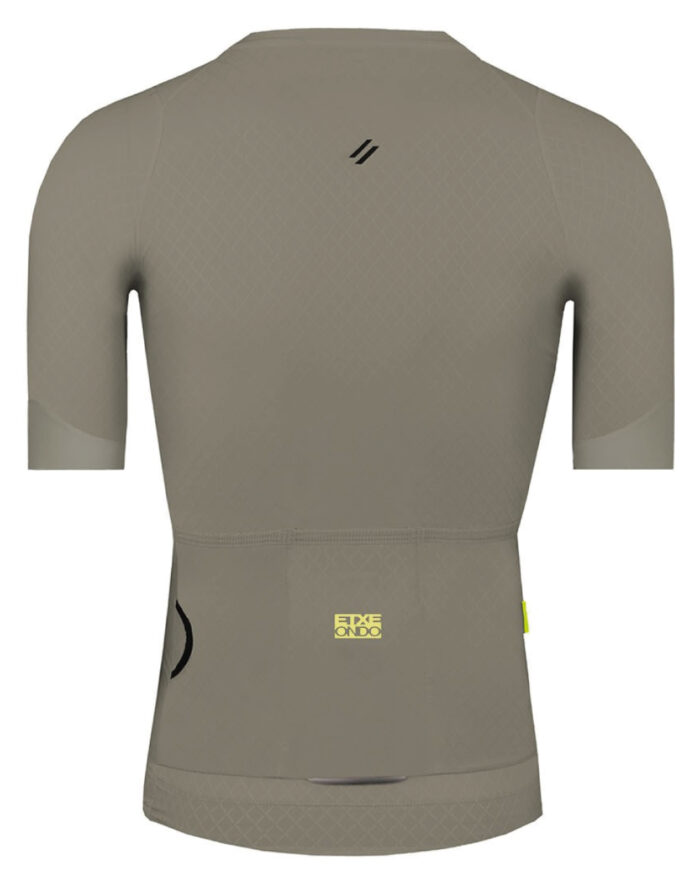 ETXEONDO Maillot Manga Corta Hombre Mira gris topo - Imagen 2