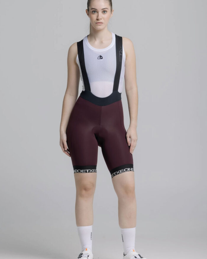 ETXEONDO Culotte Corto Mujer Olimpica granate - Imagen 3