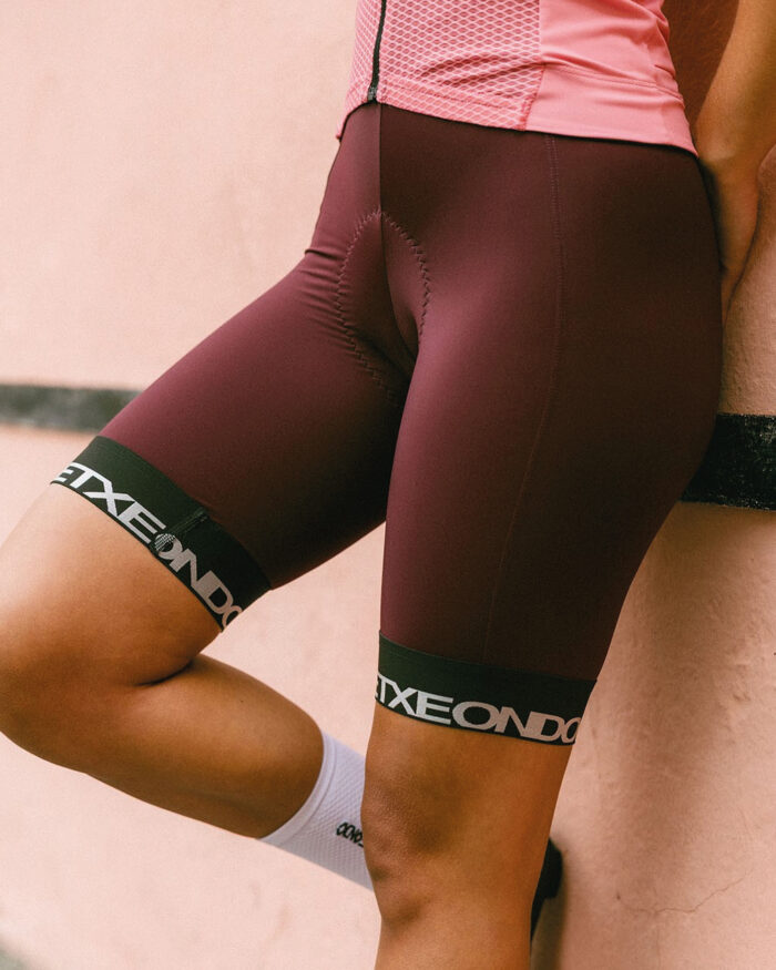 ETXEONDO Culotte Corto Mujer Olimpica granate - Imagen 4