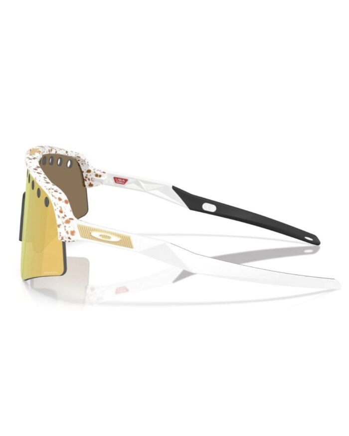 OAKLEY Gafas Sutro Van Der Poel Prizm 24k red/gold splatter - Imagen 3