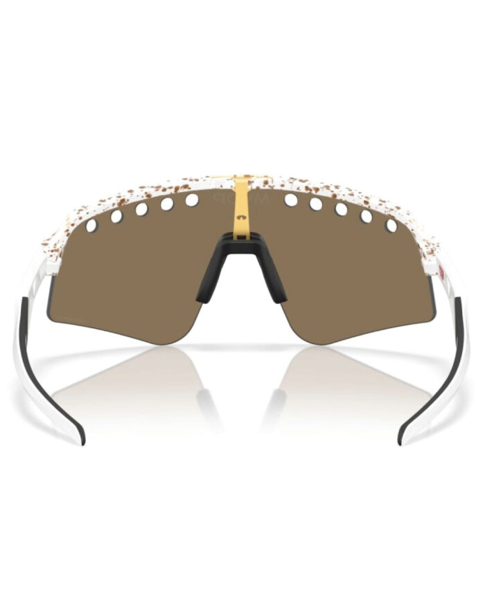 OAKLEY Gafas Sutro Van Der Poel Prizm 24k red/gold splatter - Imagen 4