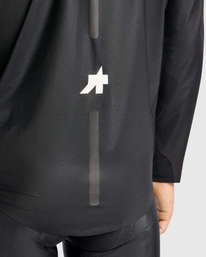 ASSOS Chaqueta Hombre Equipe RS Schlosshund Rain Jacket S11 Black Series - Imagen 5