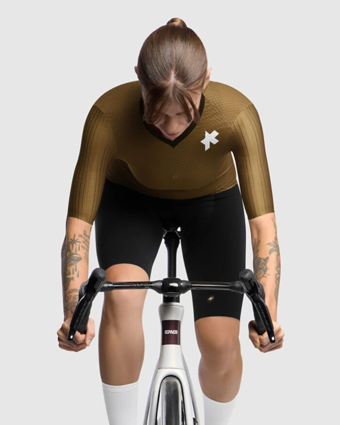 ASSOS Maillot Manga Corta Mujer Dyora RSV S11 Jupiter Gold - Imagen 3