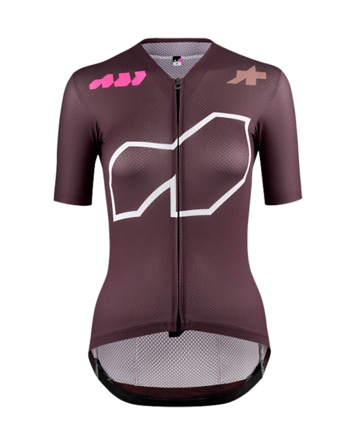 12.20.447.4X-1 ASSOS Maillot Manga Corta Mujer Dyora R S11 We are the A Panic Red - Imagen 1