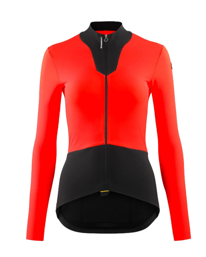 12.24.387.49-1 ASSOS Maillot Manga Larga Mujer Dyora R Spring Fall S11 Lolly Red - Imagen 1