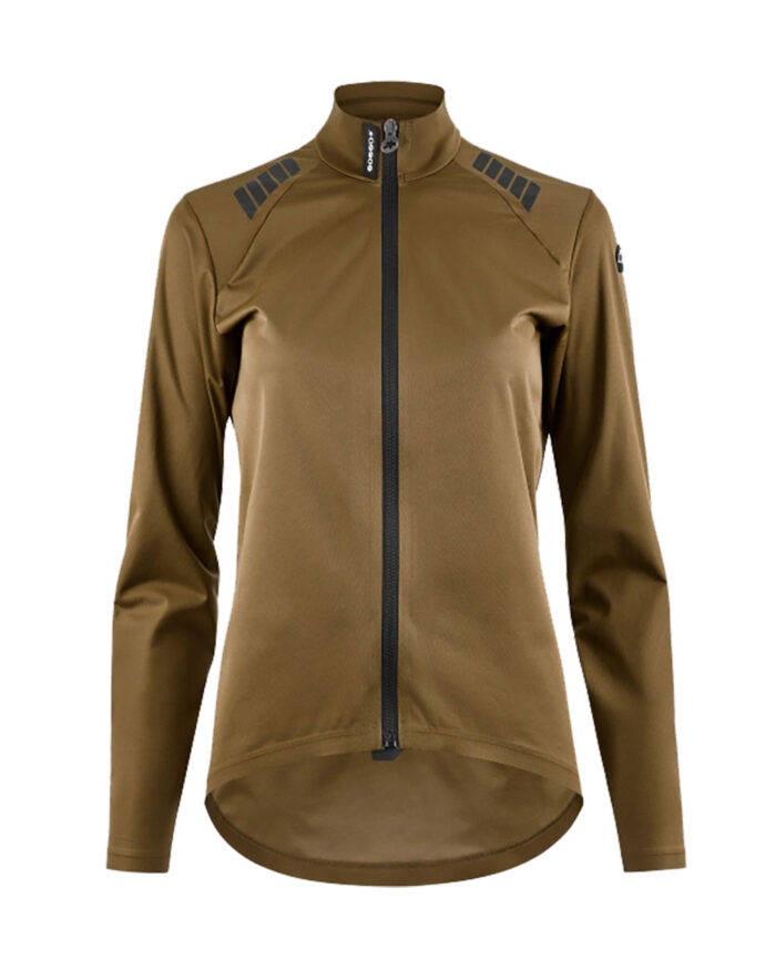 12.32.419.3G-1 ASSOS Chubasquero Mujer Uma GT Shell Jacket S11 Bronze Ash - Imagen 1