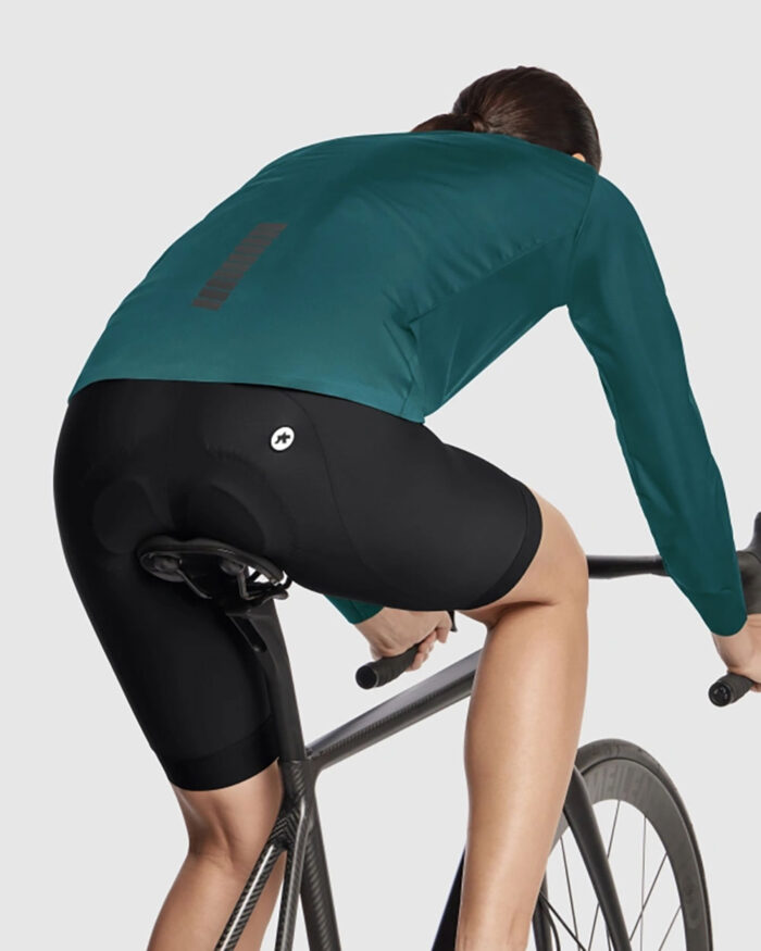 ASSOS Chubasquero Mujer Uma GT Shell Jacket S11 Foundation Green - Imagen 4