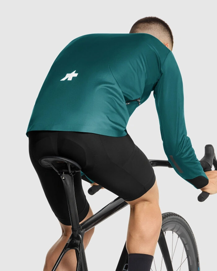 ASSOS Chaqueta Chubasquero Cortavientos Unisex Tactica Rain T5 Fondation Green - Imagen 4