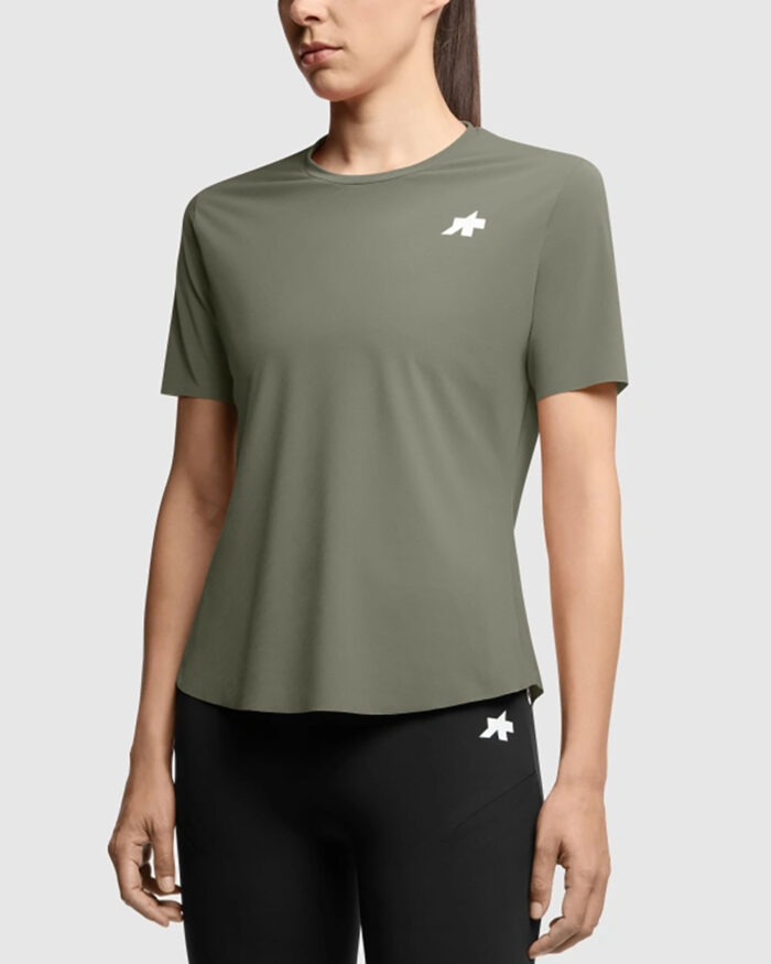 ASSOS Camiseta Manga Corta Mujer MTB Tactica Post Ride T5 Edge Green - Imagen 3