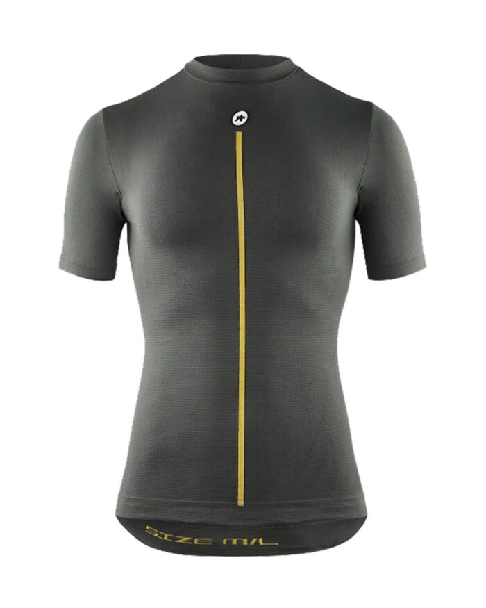 P11.40.452.1P-1 ASSOS Camiseta Térmica Manga Corta Hombre Spring Fall 2/3 P1 Anthracite Grey - Imagen 1