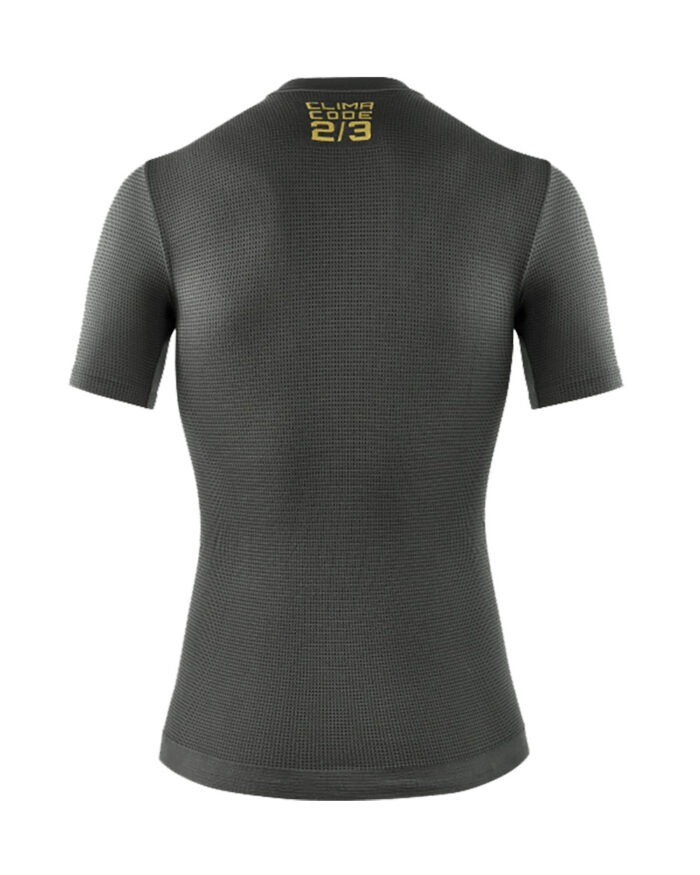 ASSOS Camiseta Térmica Manga Corta Hombre Spring Fall 2/3 P1 Anthracite Grey - Imagen 2