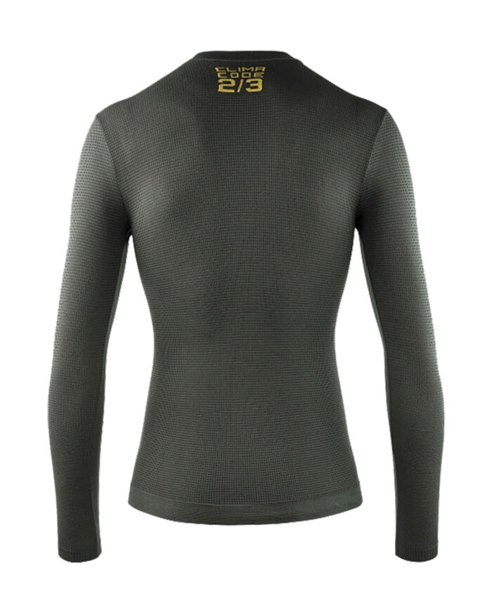 ASSOS Camiseta Térmica Manga Larga Hombre Spring Fall 2/3 P1 Anthracite Grey - Imagen 2