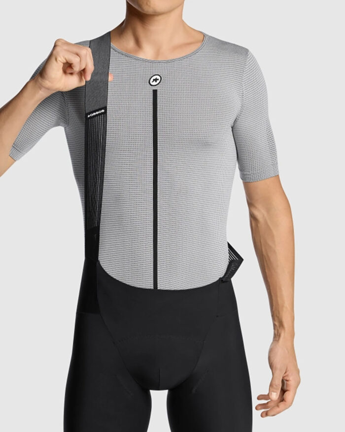 ASSOS Camiseta Interior Manga Corta Hombre Summer P1 Grey Series - Imagen 3