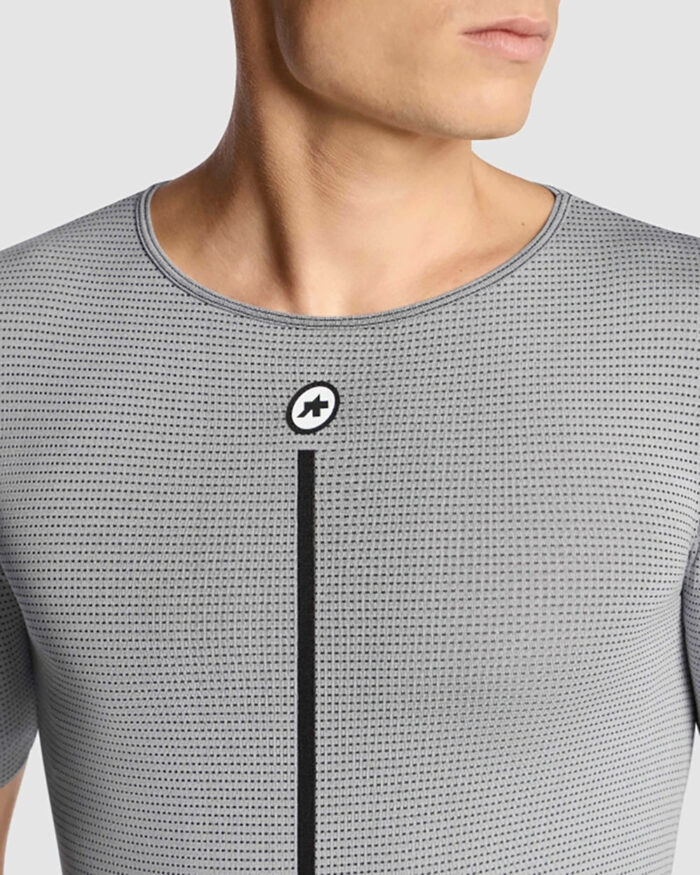 ASSOS Camiseta Interior Manga Corta Hombre Summer P1 Grey Series - Imagen 5