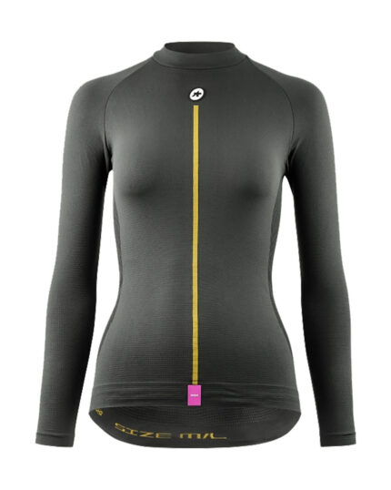 ASSOS Camiseta Térmica Manga Larga Mujer Spring Fall 2/3 P1 Anthracite Grey