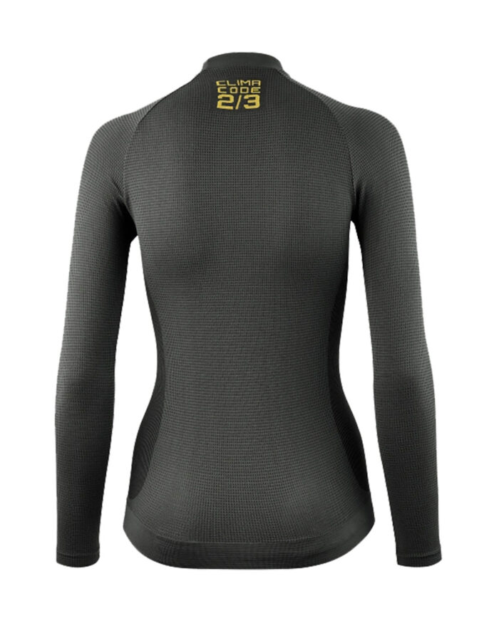 ASSOS Camiseta Térmica Manga Larga Mujer Spring Fall 2/3 P1 Anthracite Grey - Imagen 2