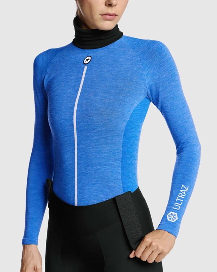 ASSOS Camiseta Interior Manga Larga Mujer Ultraz Winter 3/3 P1 Calypso Blue - Imagen 4