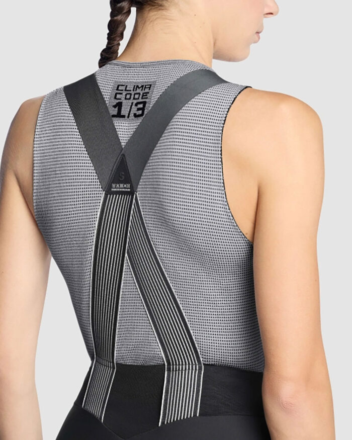 ASSOS Camiseta Interior Sin Mangas Mujer Summer P1 Grey Series - Imagen 4