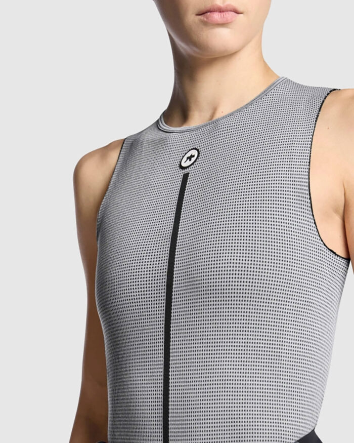 ASSOS Camiseta Interior Sin Mangas Mujer Summer P1 Grey Series - Imagen 5