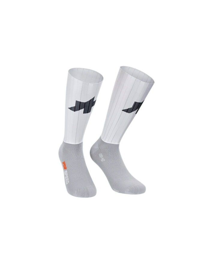 P13.60.780.58-1 ASSOS Calcetines RSR Speed S11 White Series - Imagen 1