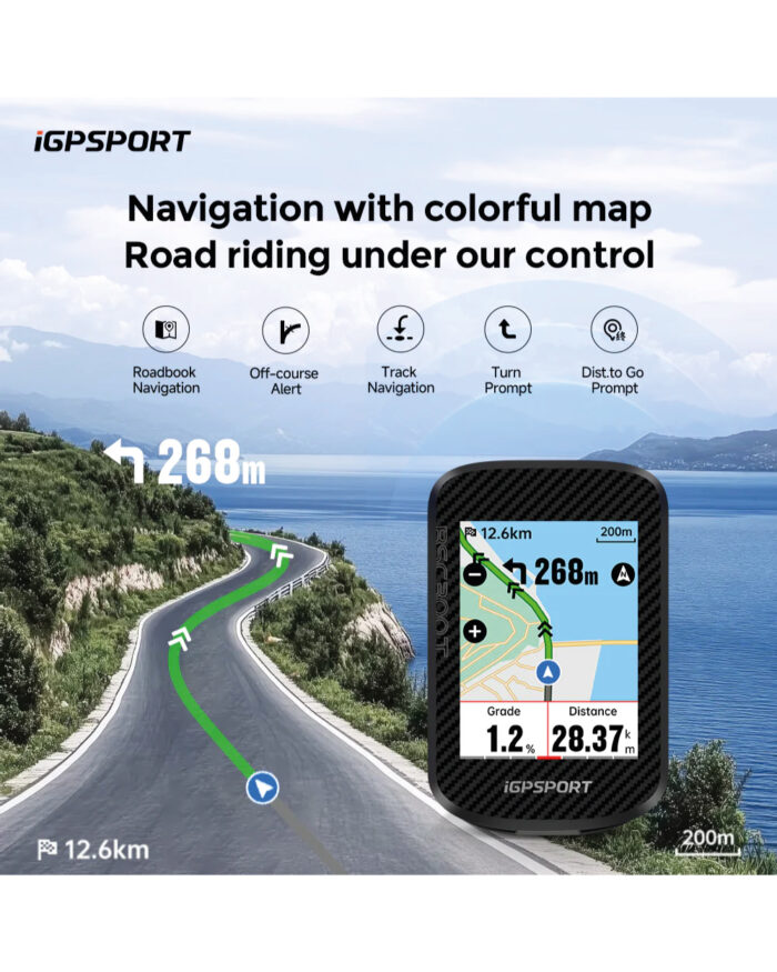IGPSPORT Ciclocomputador GPS BSC300T - Imagen 3