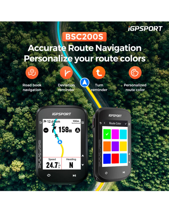 IGPSPORT Ciclocomputador GPS BSC200S - Imagen 5