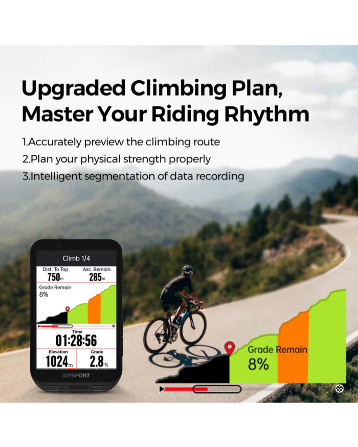 IGPSPORT Ciclocomputador GPS IGS800 - Imagen 5