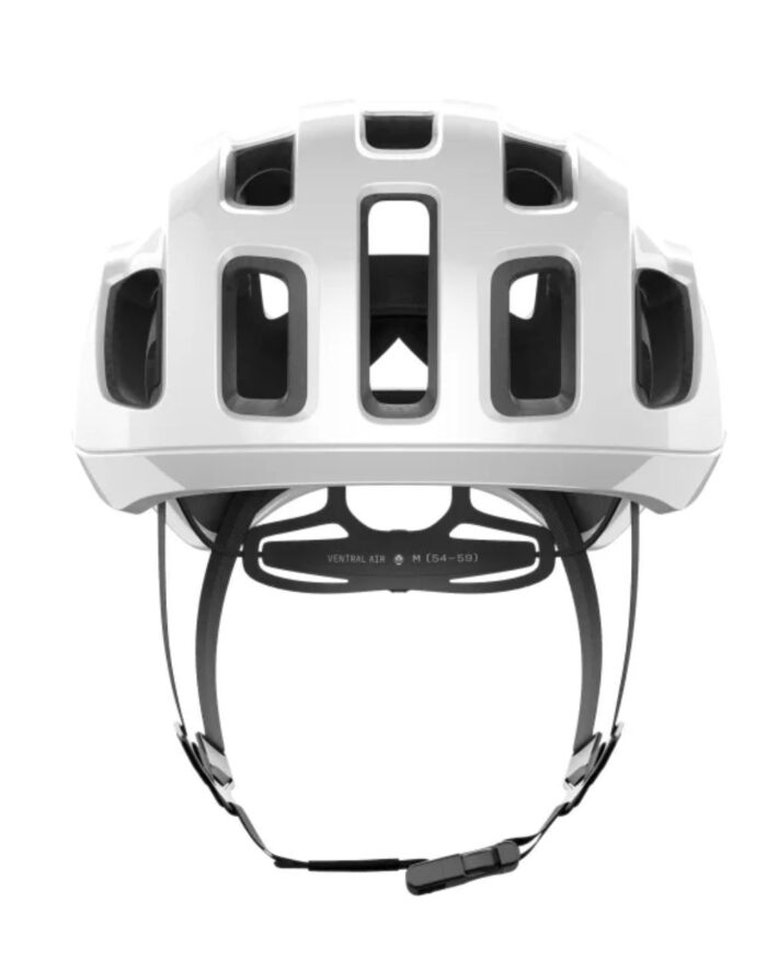 POC Casco Carretera Ventral Air Mips Hydrogen White / Fluorescent Orange - Imagen 3