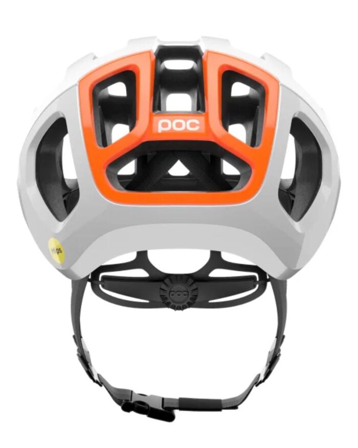 POC Casco Carretera Ventral Air Mips Hydrogen White / Fluorescent Orange - Imagen 4