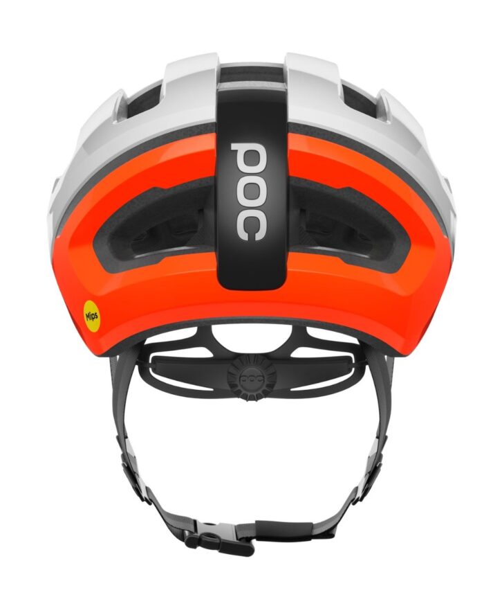 POC Casco Omne Air Mips Hydrogen White / Fluorescent Orange - Imagen 3
